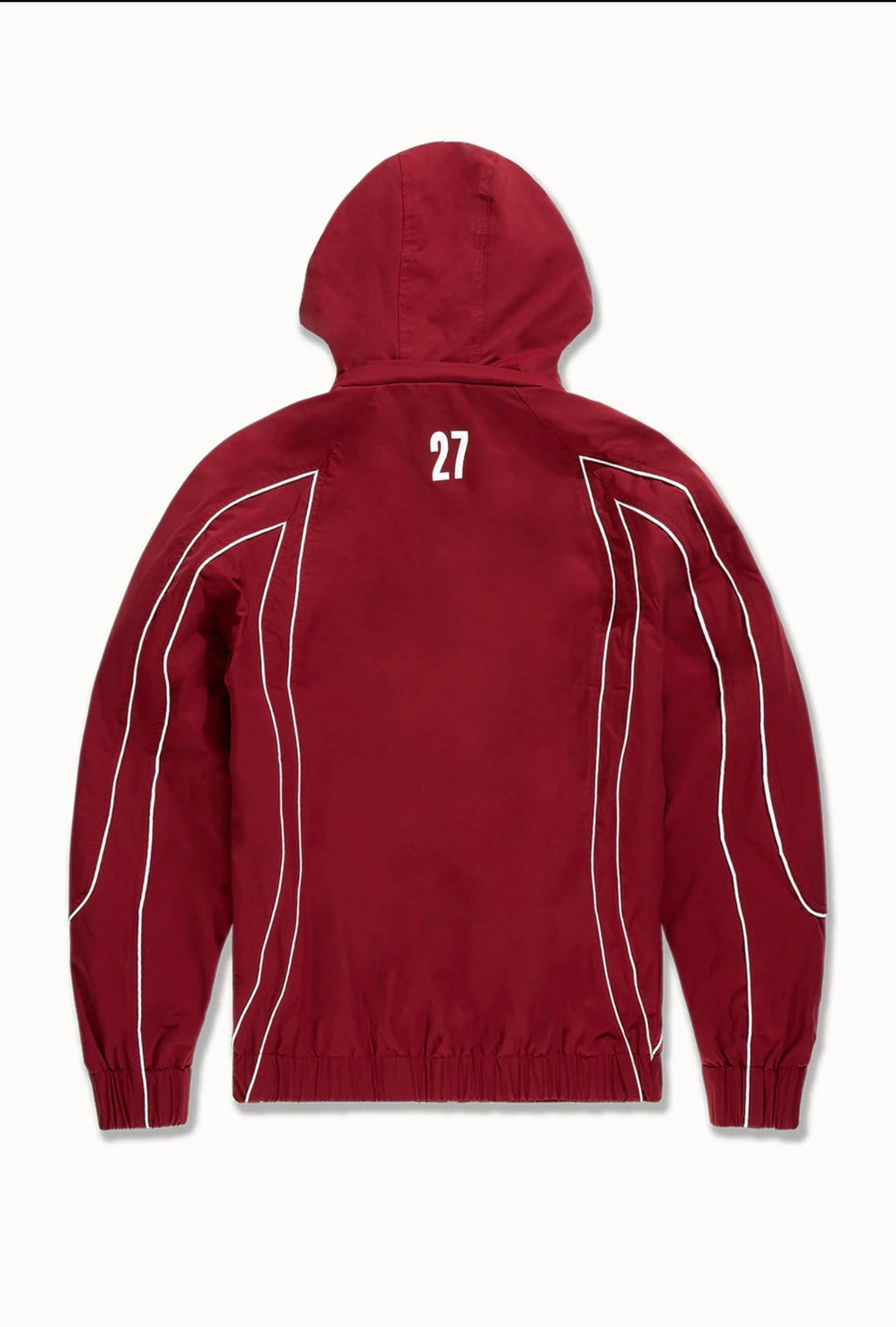 SYIP Hooligan Hooded Track Jacket- Wine