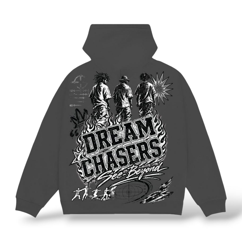 3Forty 'Future' Hoodie- Charcoal