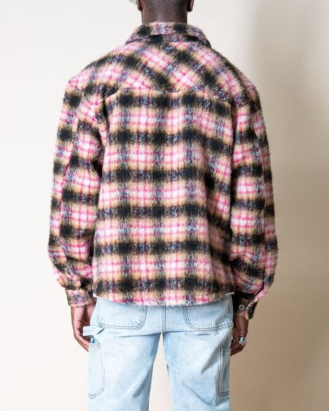 EPTM Side Slit Flannel-Pink