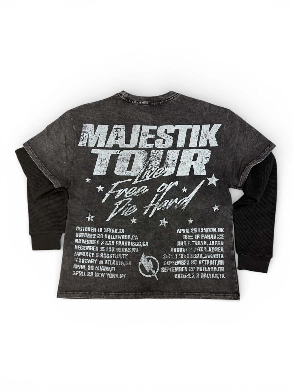 Majestik Garment Dyed Twoffer (W/Thermal)- Blk