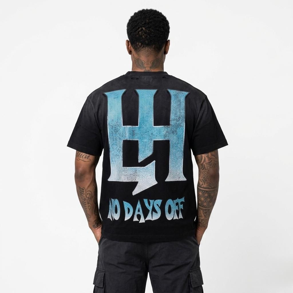 LH 'Leopard' T-Shirt- Black