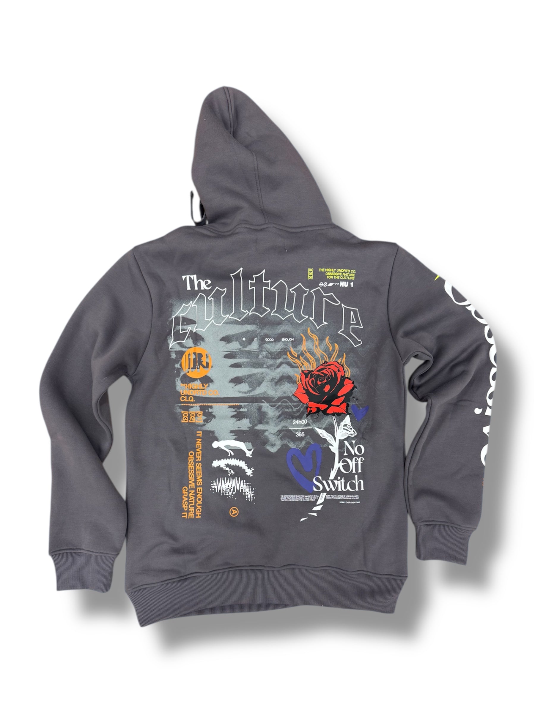 Undrtd Pull Over Hoodie- Storm