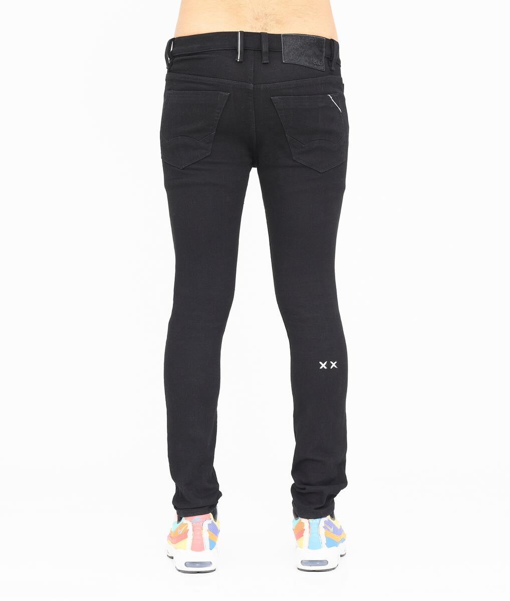 Cult 'Punk Super' Skinny  Fit Jeans- Black