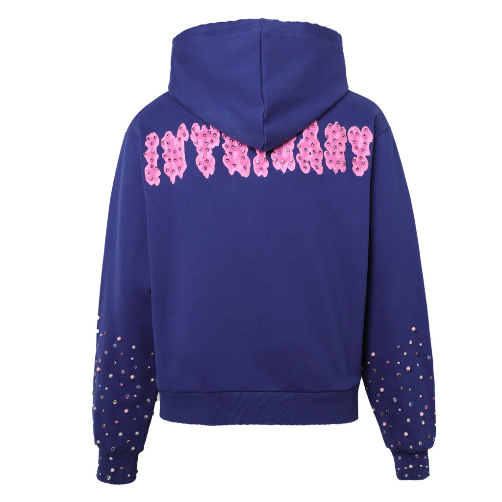 Lost Navy/Pink Patch Zip Up