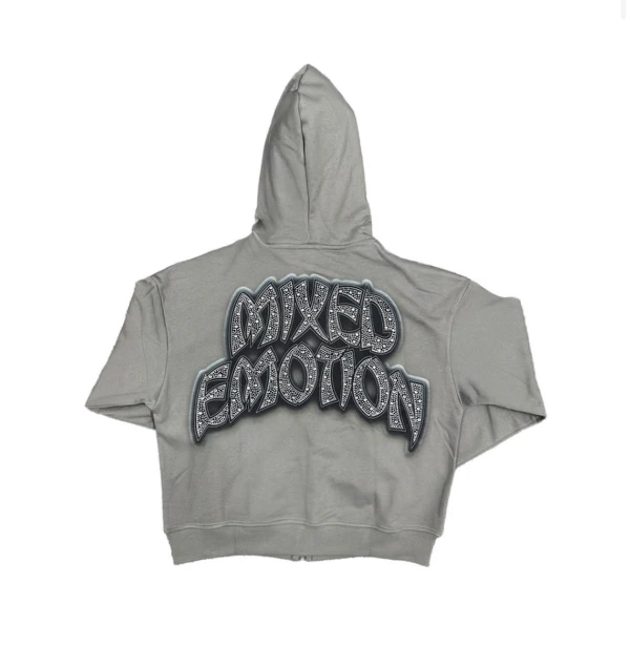 M.E. ‘Last Ride’ Zip up hoodie- Grey