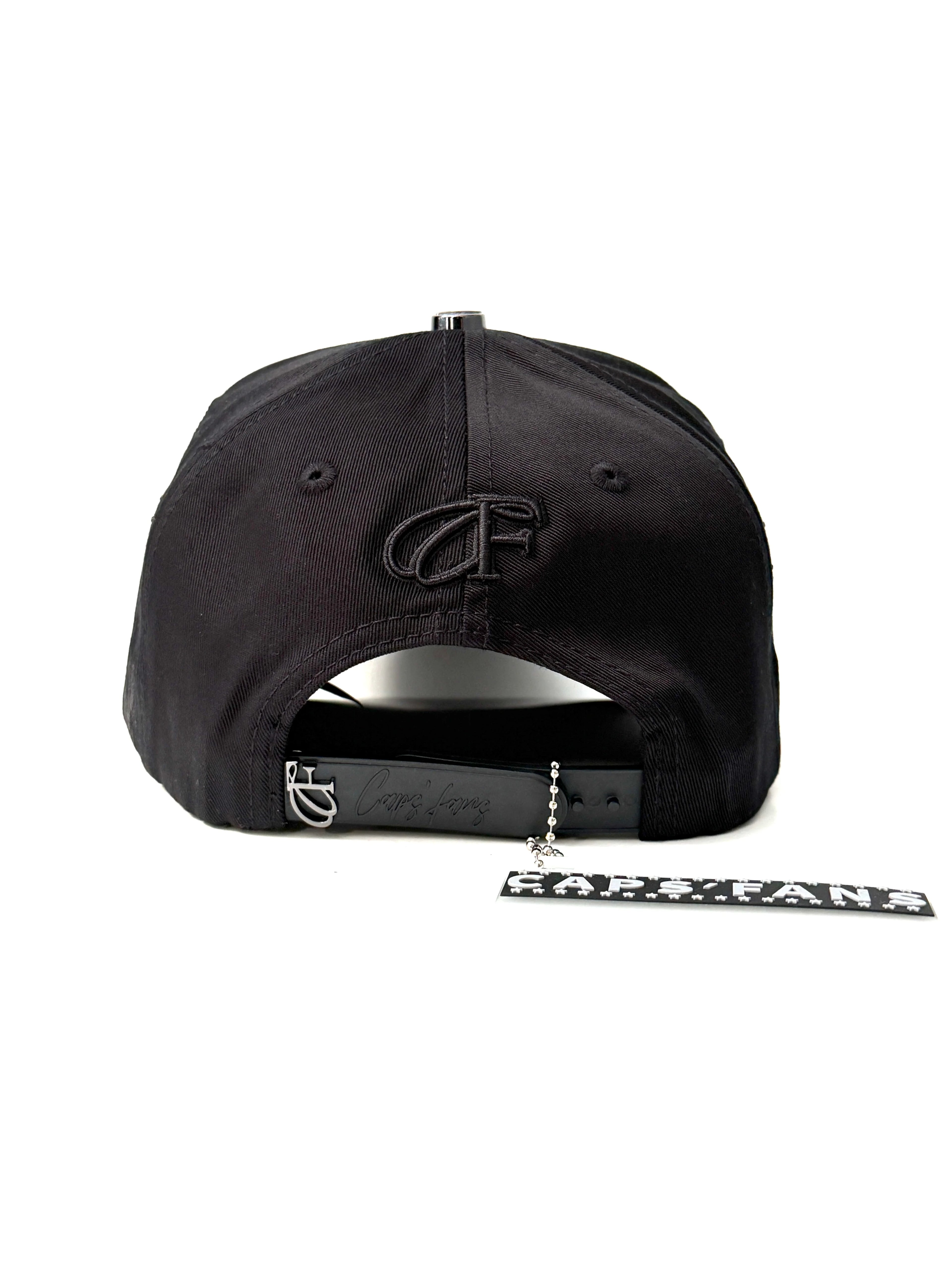 Caps'Fans NY Cap With Crystals- Black