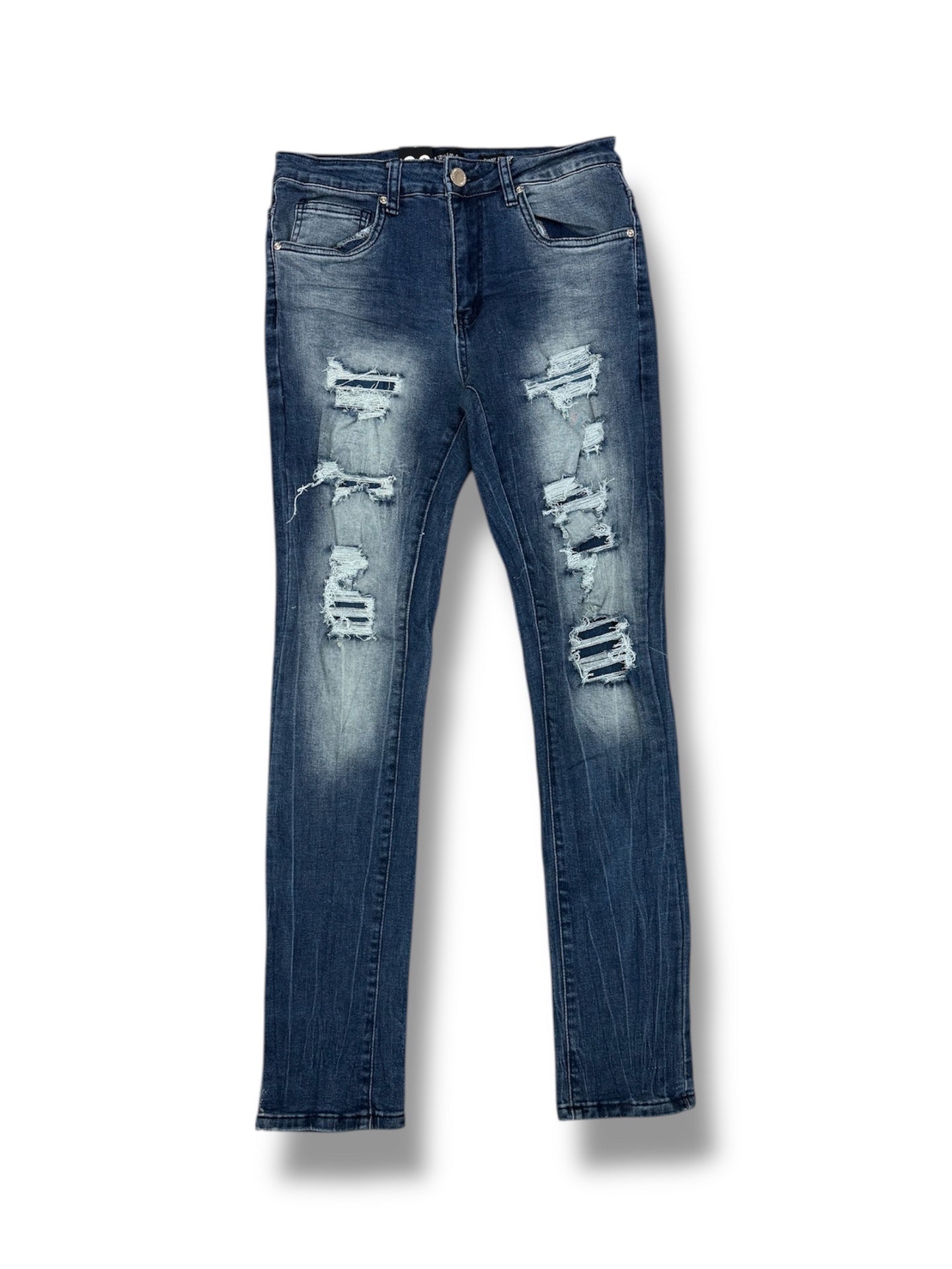 Waimea 98D Men's Skinny Jeans- Indigo Wash