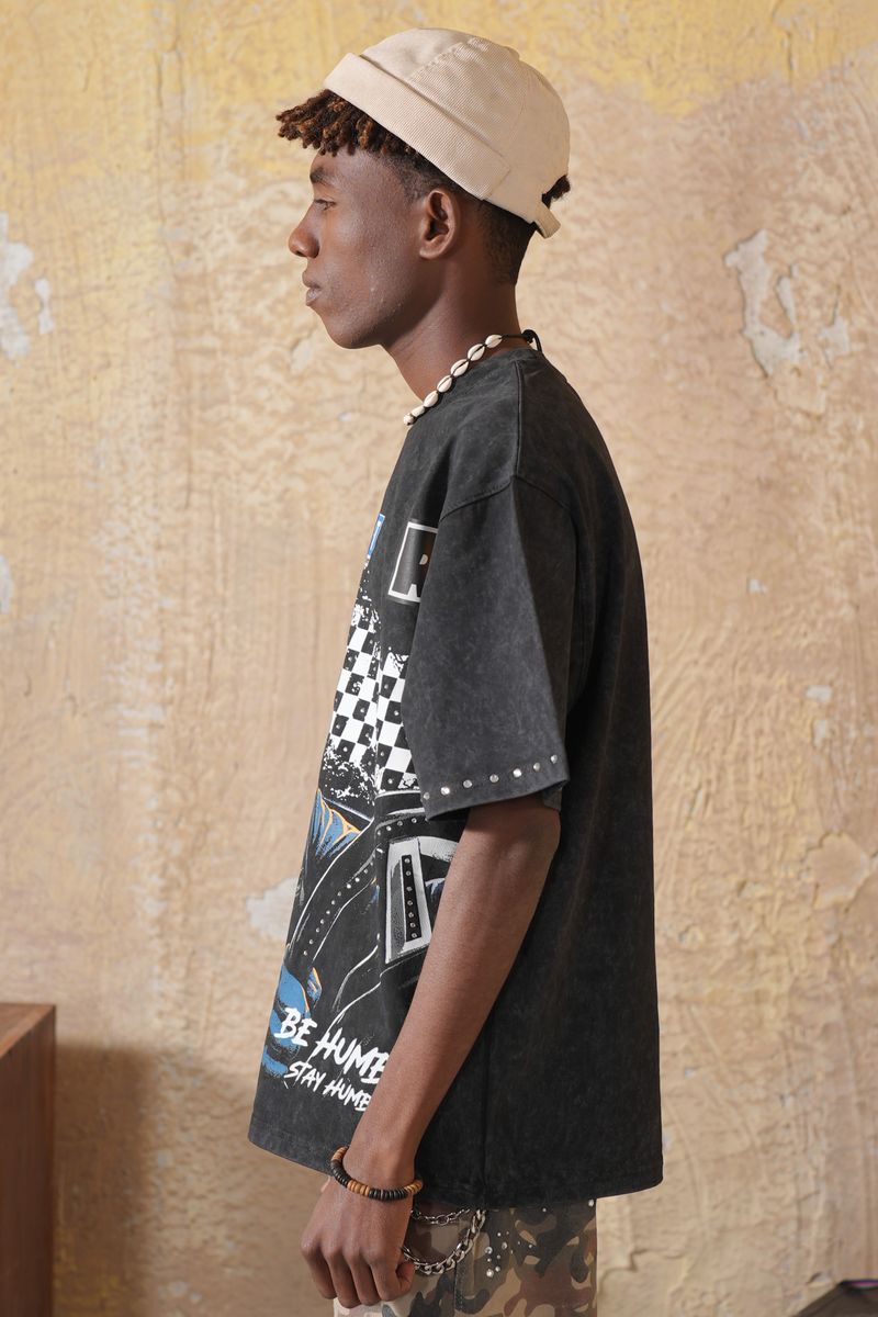 Elite Fast Washed Tee- Black