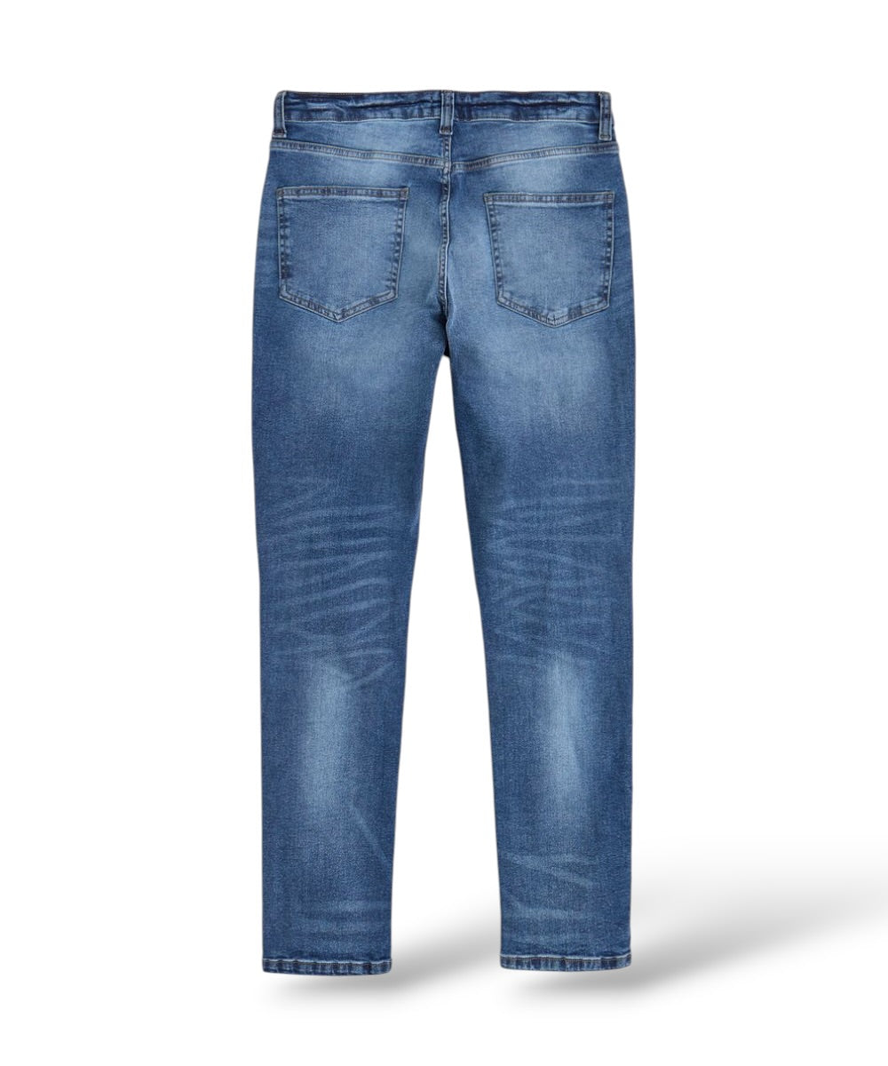 Reason 'Starburst' Denim Skinny Jeans (700)- Blue
