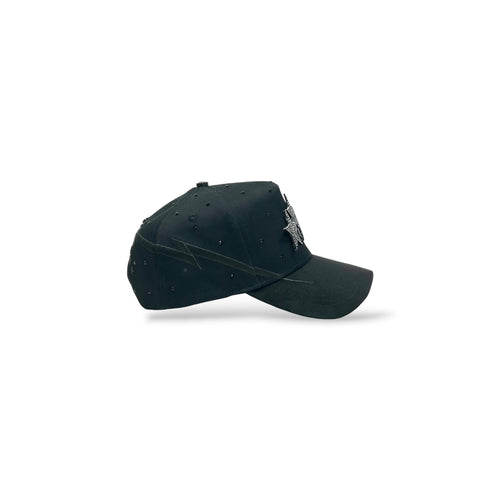 Caps'Fans 'Crystal Stars' Hat- Black