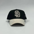 Caps'Fans SD Cap With Crystals- Black/Beige