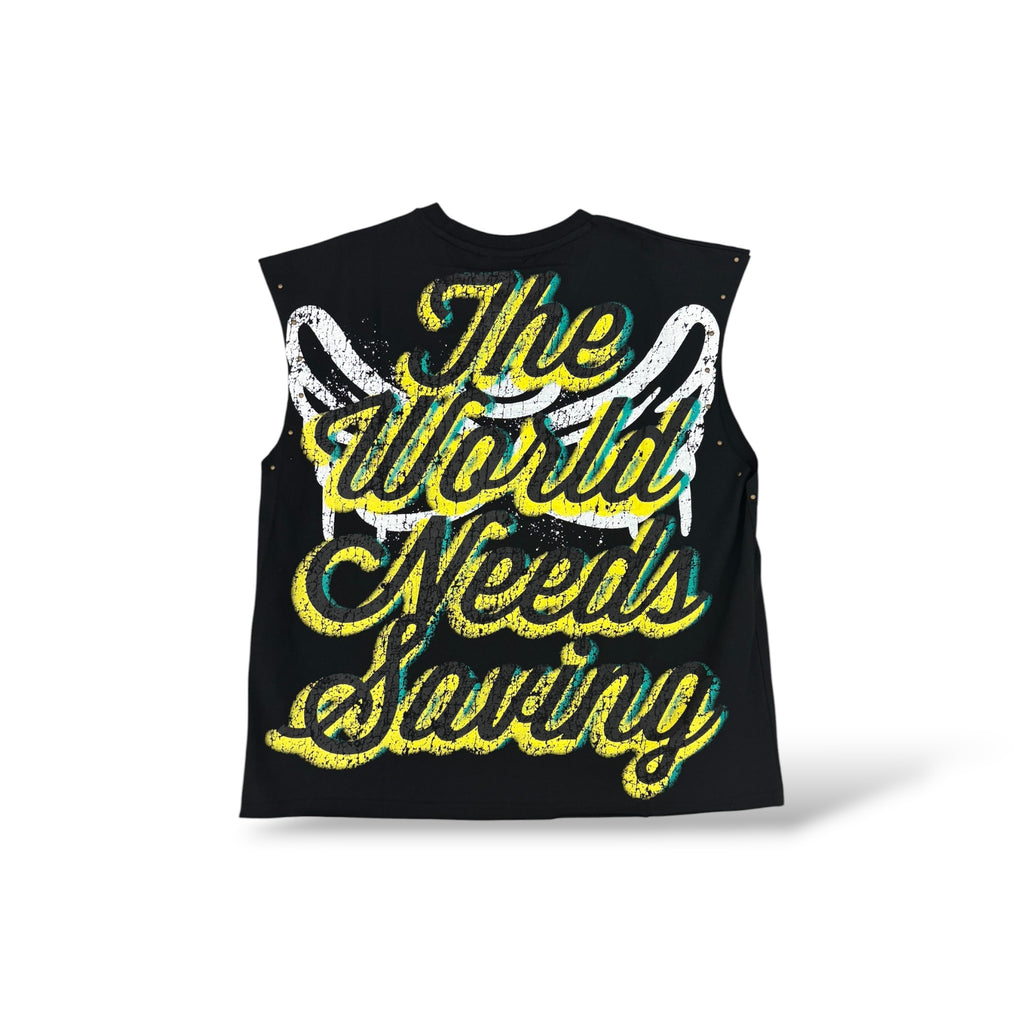 OWC 'Salvation' Sleeveless Shirt- Black