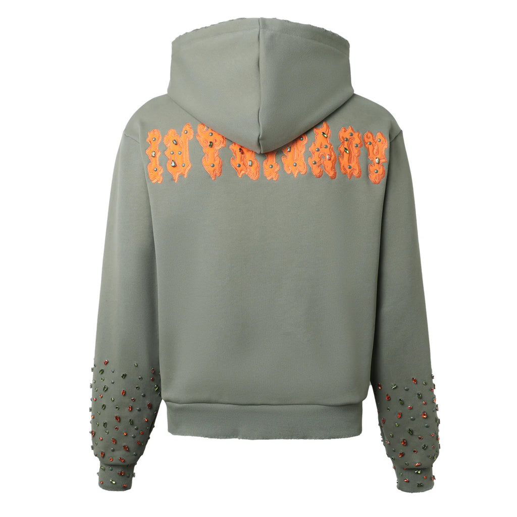 Lost Green/Orange Patch Zip Up