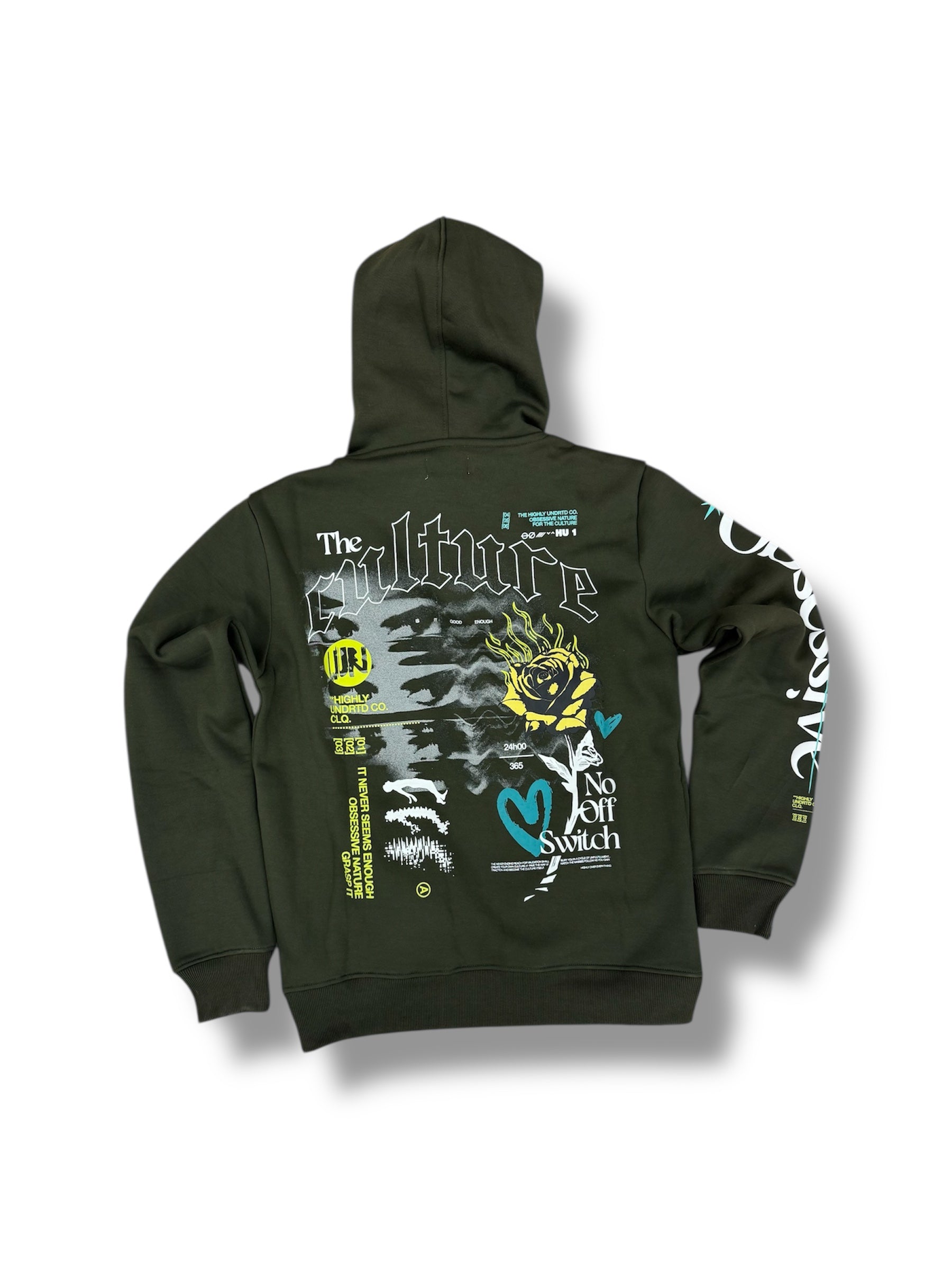 Undrtd Pull Over Hoodie- Pro Green