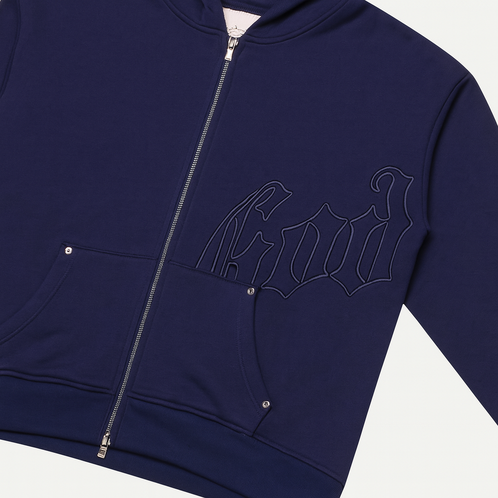 Godspeed OG Logo Hoodie- Double Navy