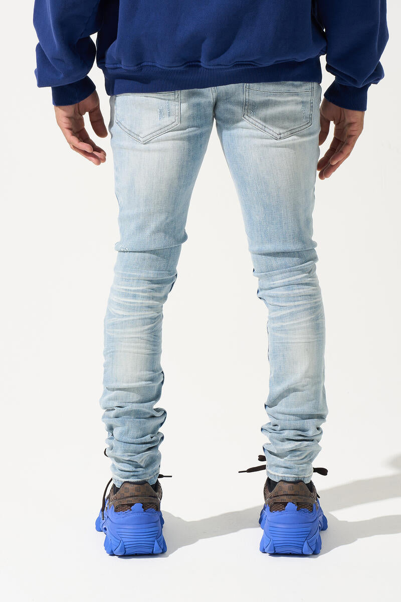 Serenede 'Potala Palace' Skinny Jeans- Lt Blue