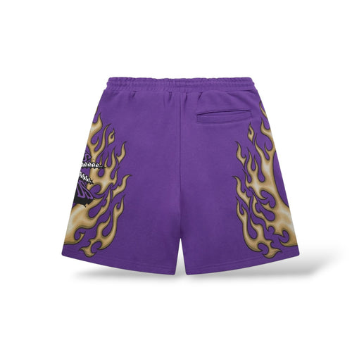 Campus  'Screwed' Shorts- Purple