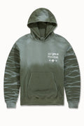 Jordan Craig Tonal Washed Pullover Hoodie- Olive