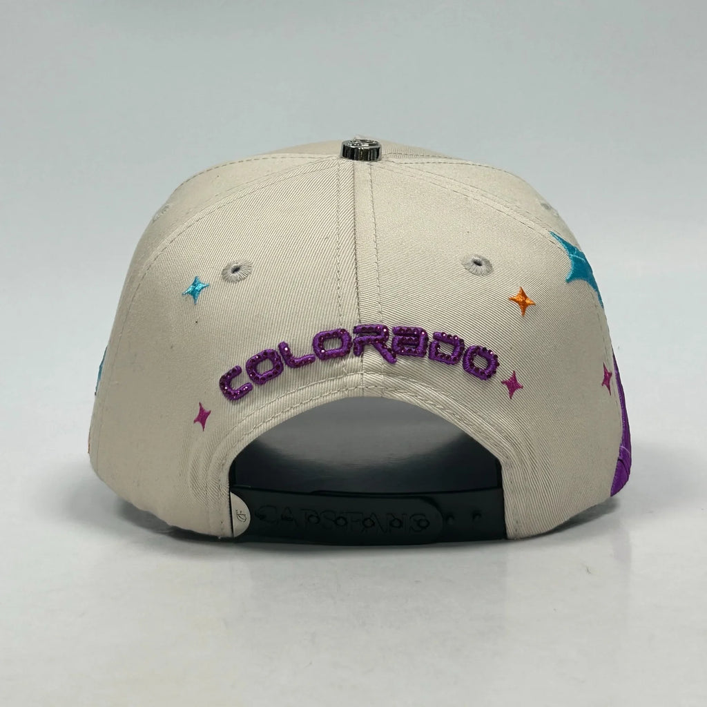 Caps'Fans Colorado Cap- Beige/Pink