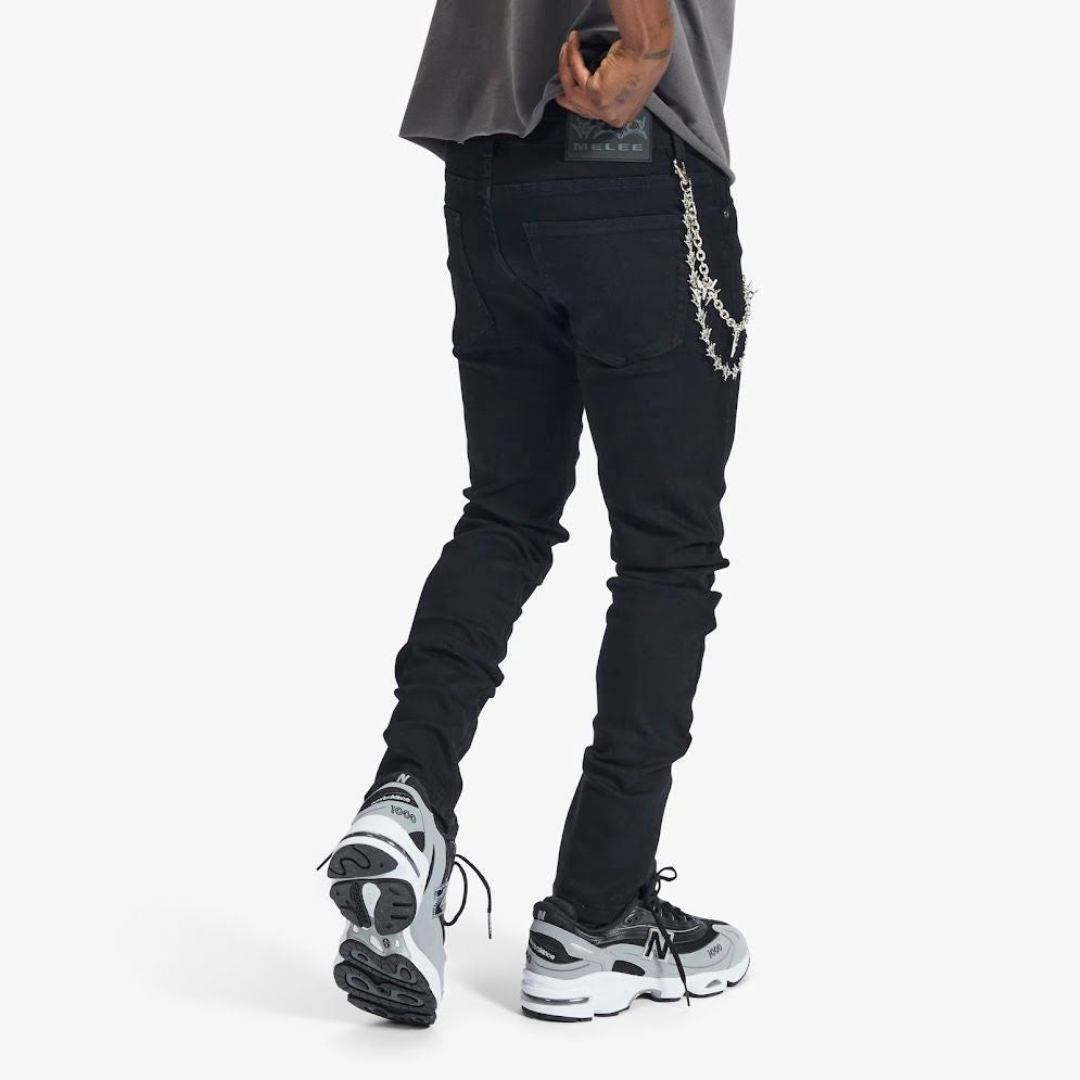 Melee ‘Noctis’ Skinny Jeans - Jet Black