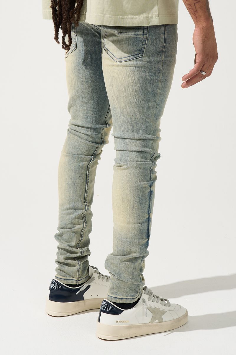 Serenede 'Peace' Skinny Jeans-Earth
