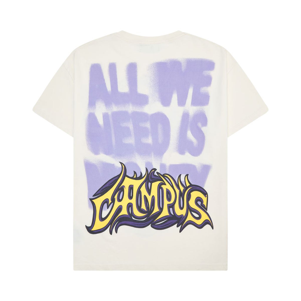 Campus 'Void' T-Shirt- Cream