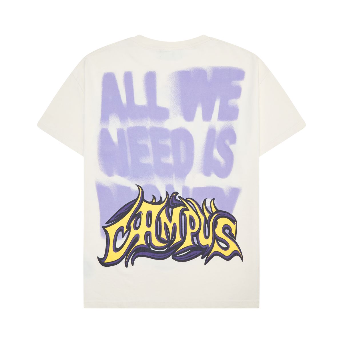 Campus 'Void' T-Shirt- Cream