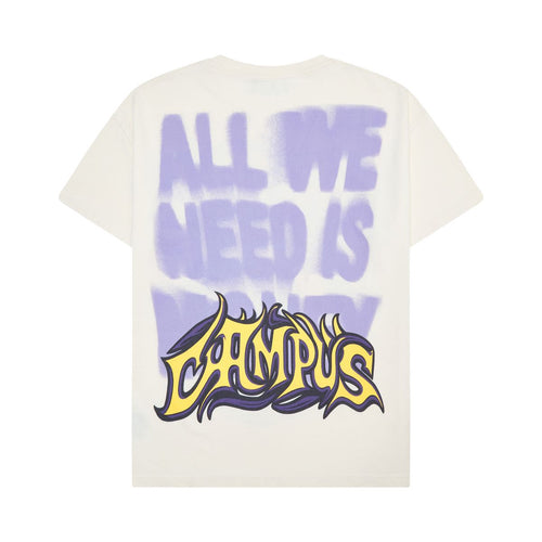 Campus 'Void' T-Shirt- Cream