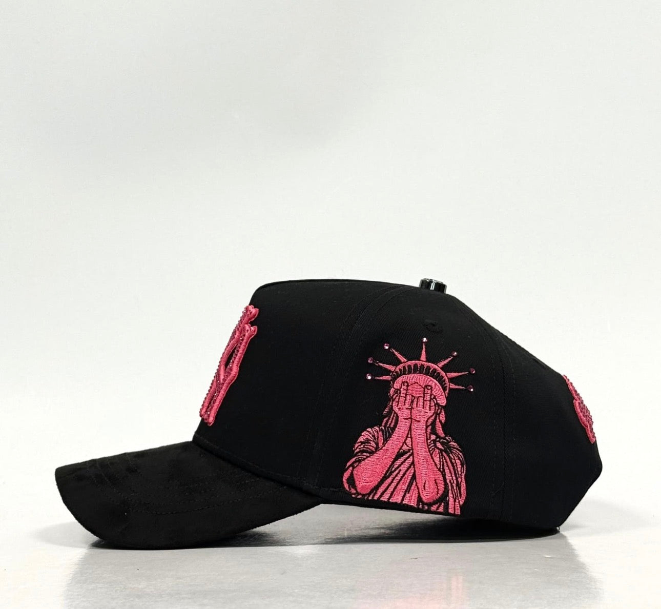 Caps'Fans 'NY Liberty' Hat- Black/Pink