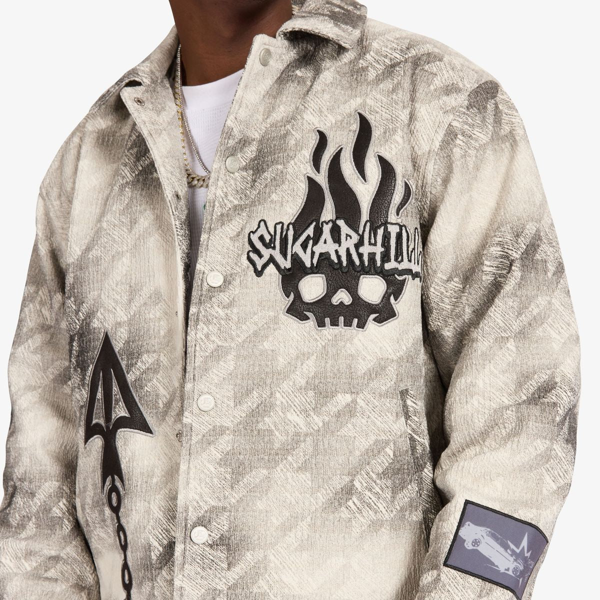 Sugarhill “Franz” Trucker Jacket- Gray Tooth