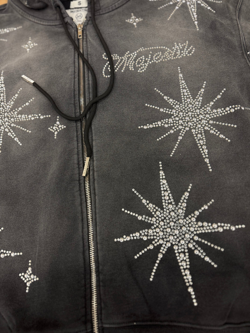 Majestik F.Terry Zip Up Hoodie- Blk