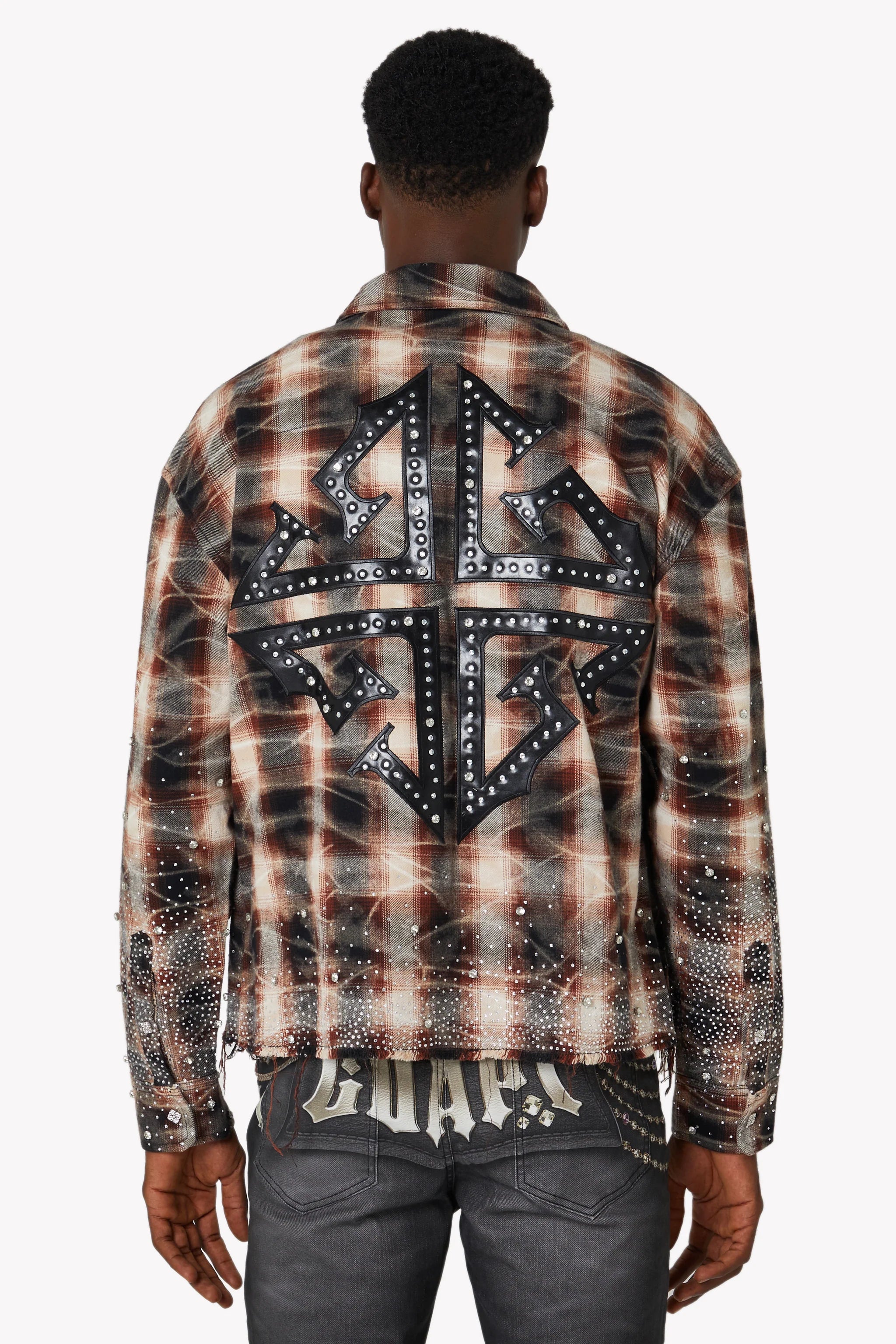 Guapi MOCHA RHINESTONE FLANNEL