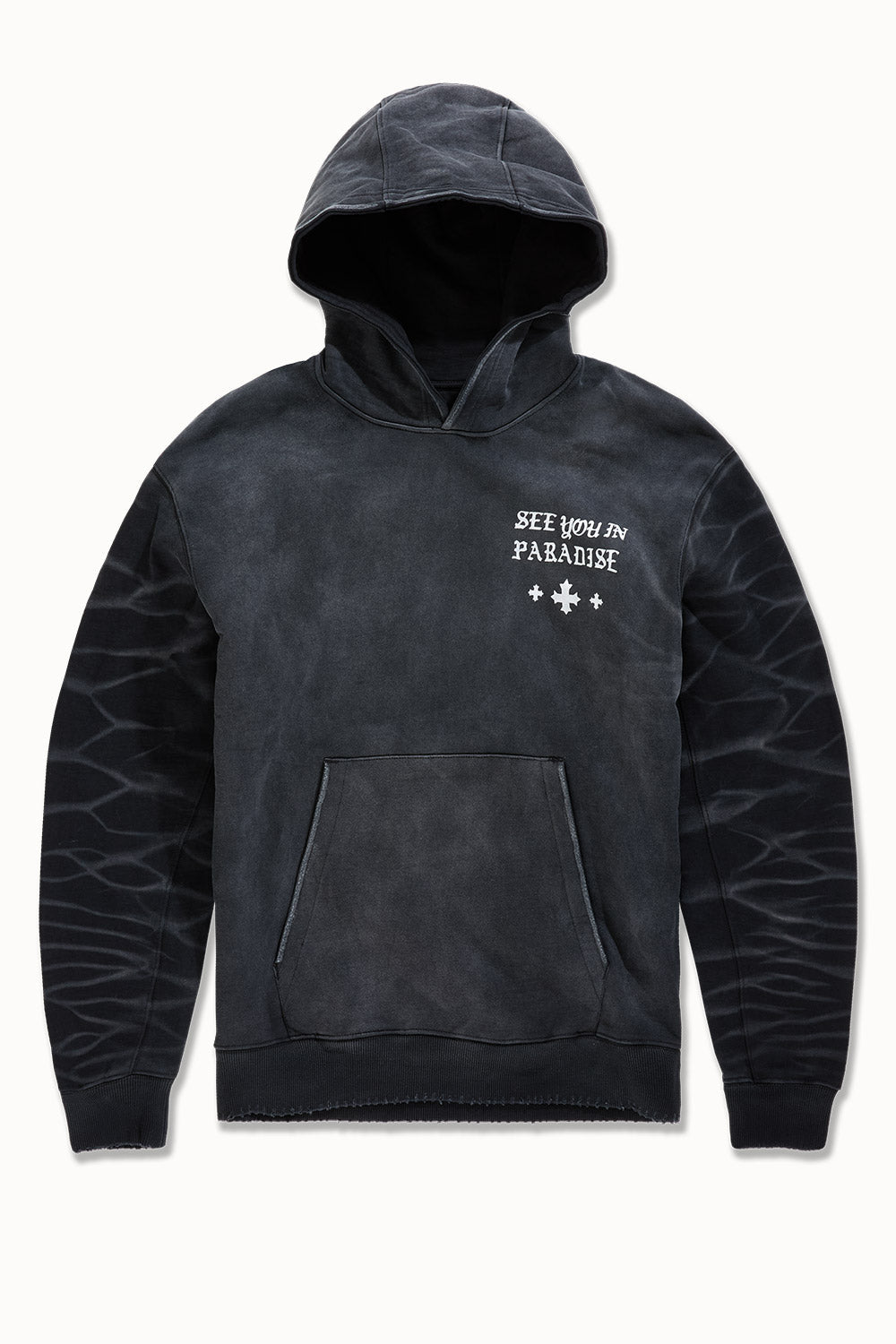 Jordan Craig Tonal Washed Pullover Hoodie- Blk