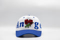 Gth Bold Los Angeles All Around Snapback Cap- White Blue
