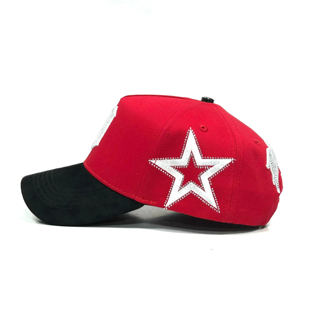 Caps'Fans Detroit Cap- Red/White