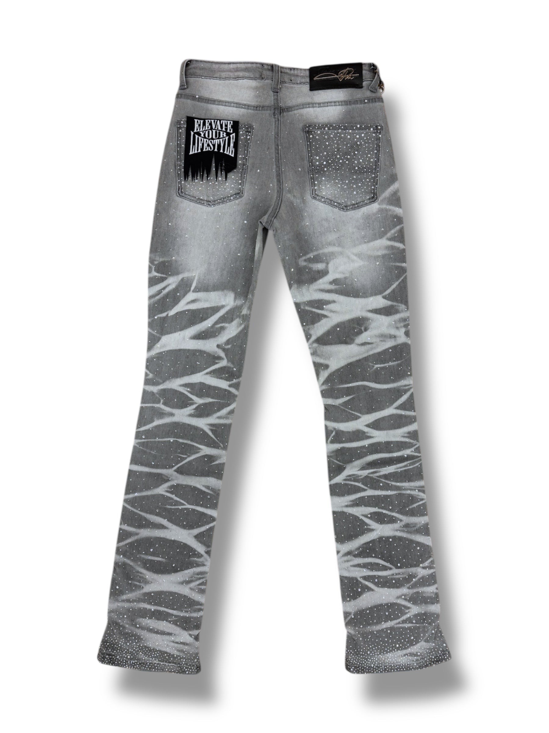Riviera Stacked jeans- Grey Wash