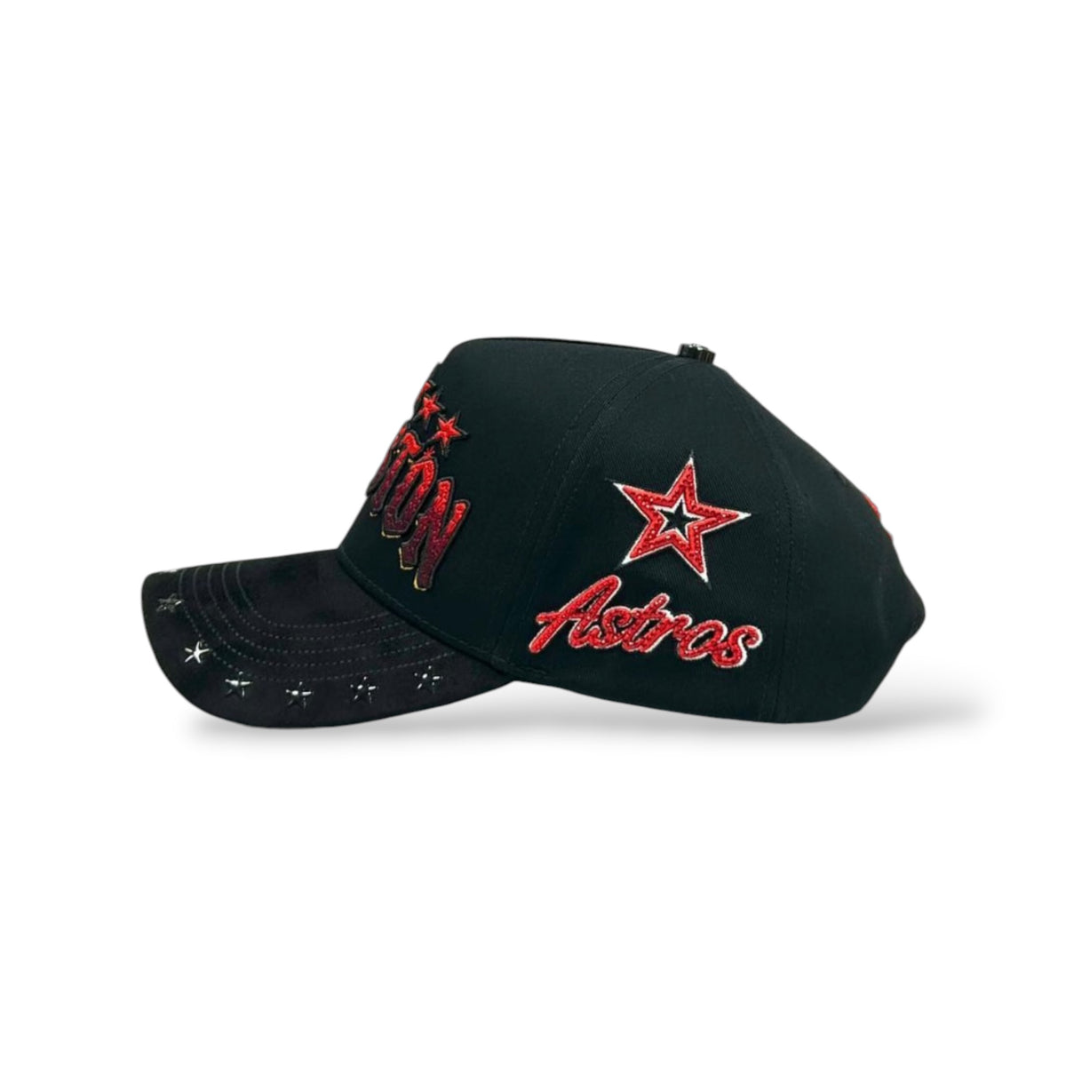 Caps'Fans 'Houston' Hat- Black/Red