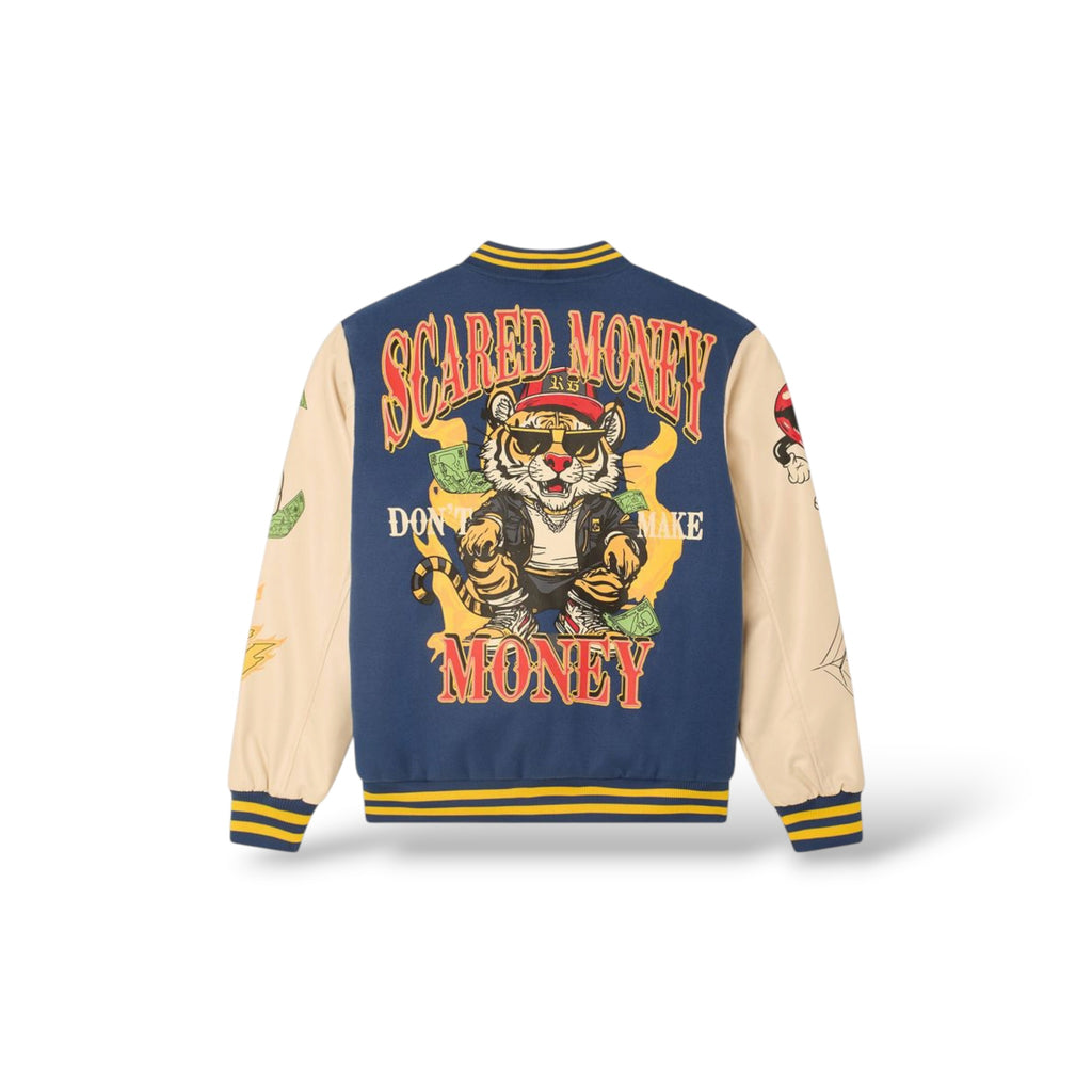 Reason 'Stack That Cash (213)' Jacket- Blue