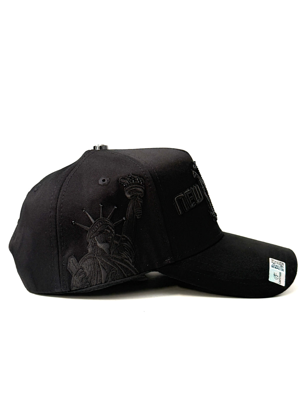 Caps'Fans NY Cap With Crystals- Black