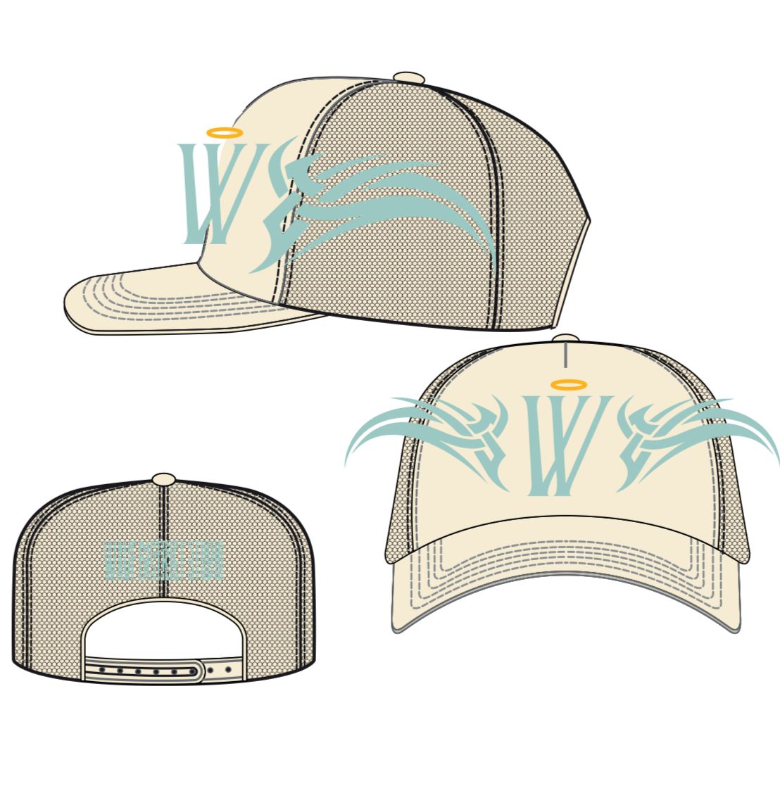 Wave District Tiffany Trucker-Cream