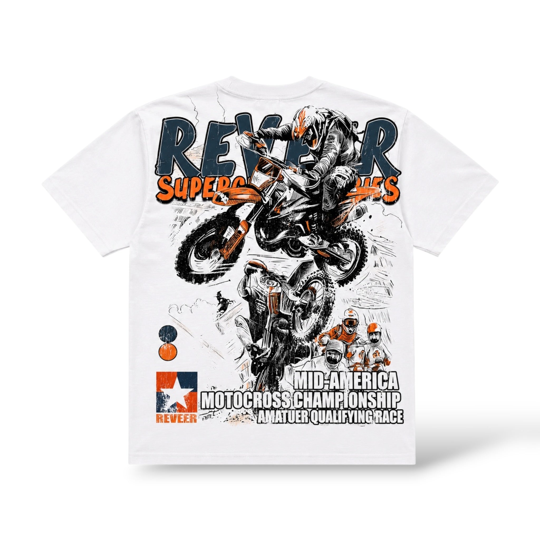 Reveer 'Throttle' T-Shirt- White