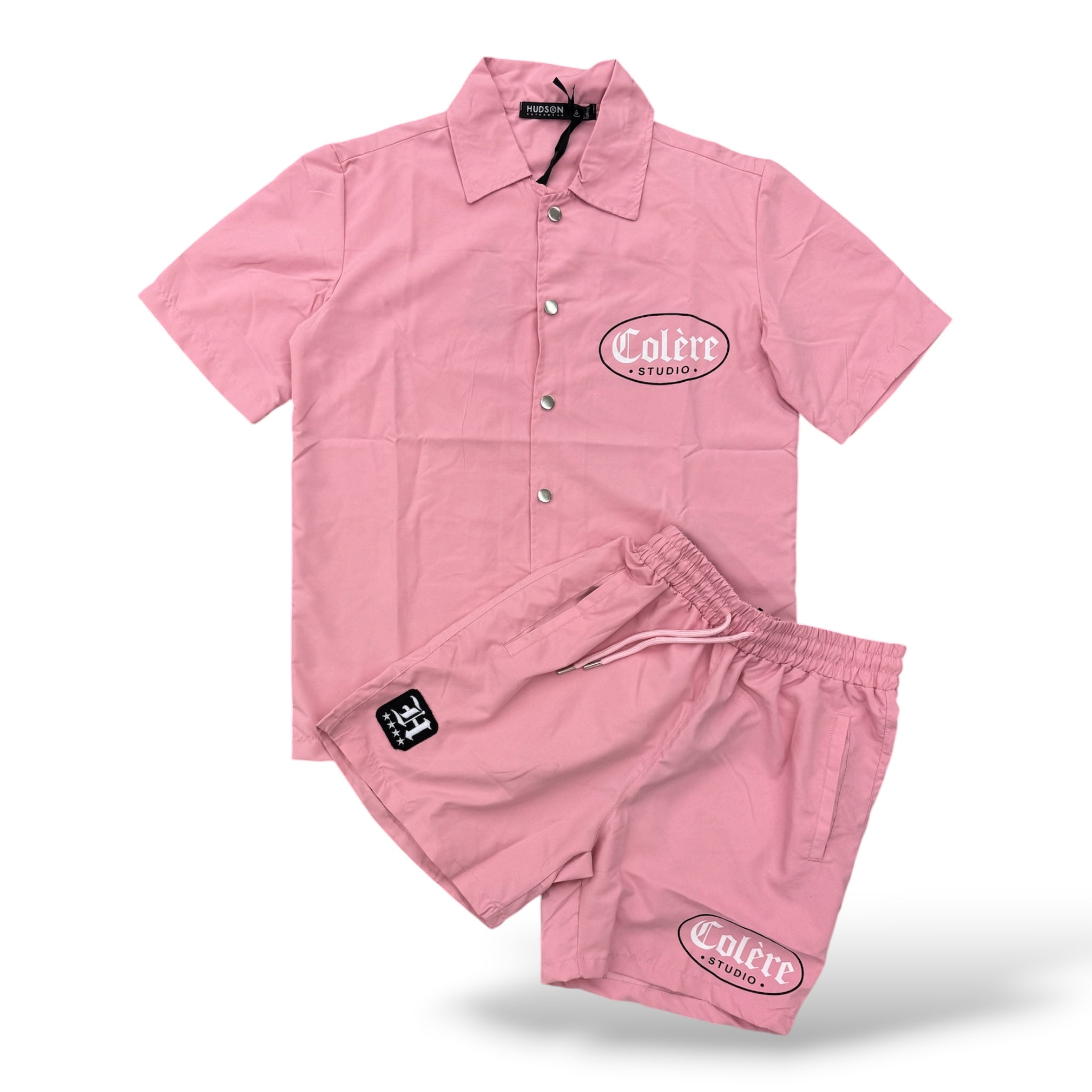 Hudson 'Colère Studios' Shorts- Pink