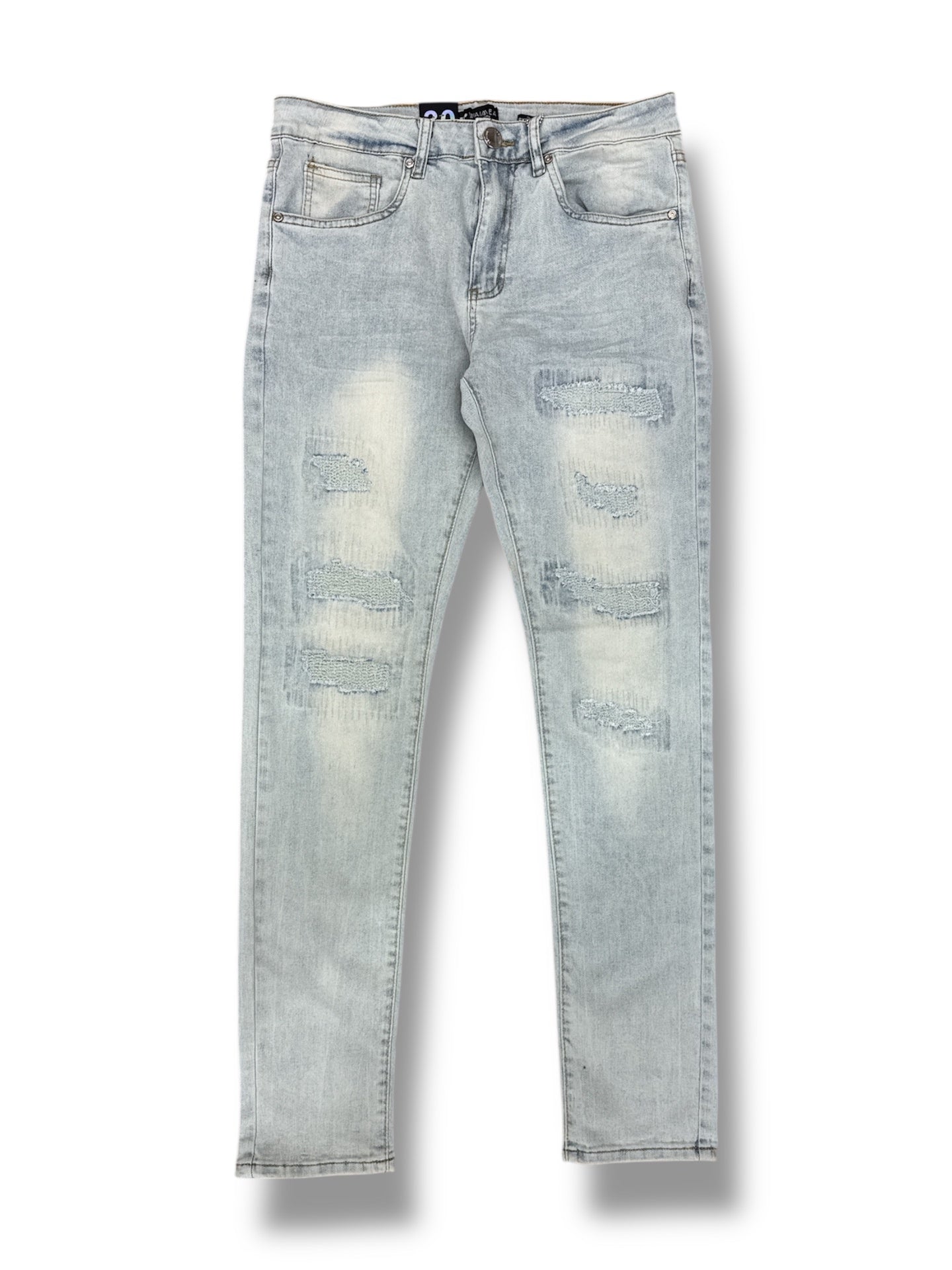 Waimea 96D Men's Skinny Jeans- Light Blue Wash