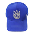 Cult Crystal Logo Mesh Back Trucker Hat- Blue