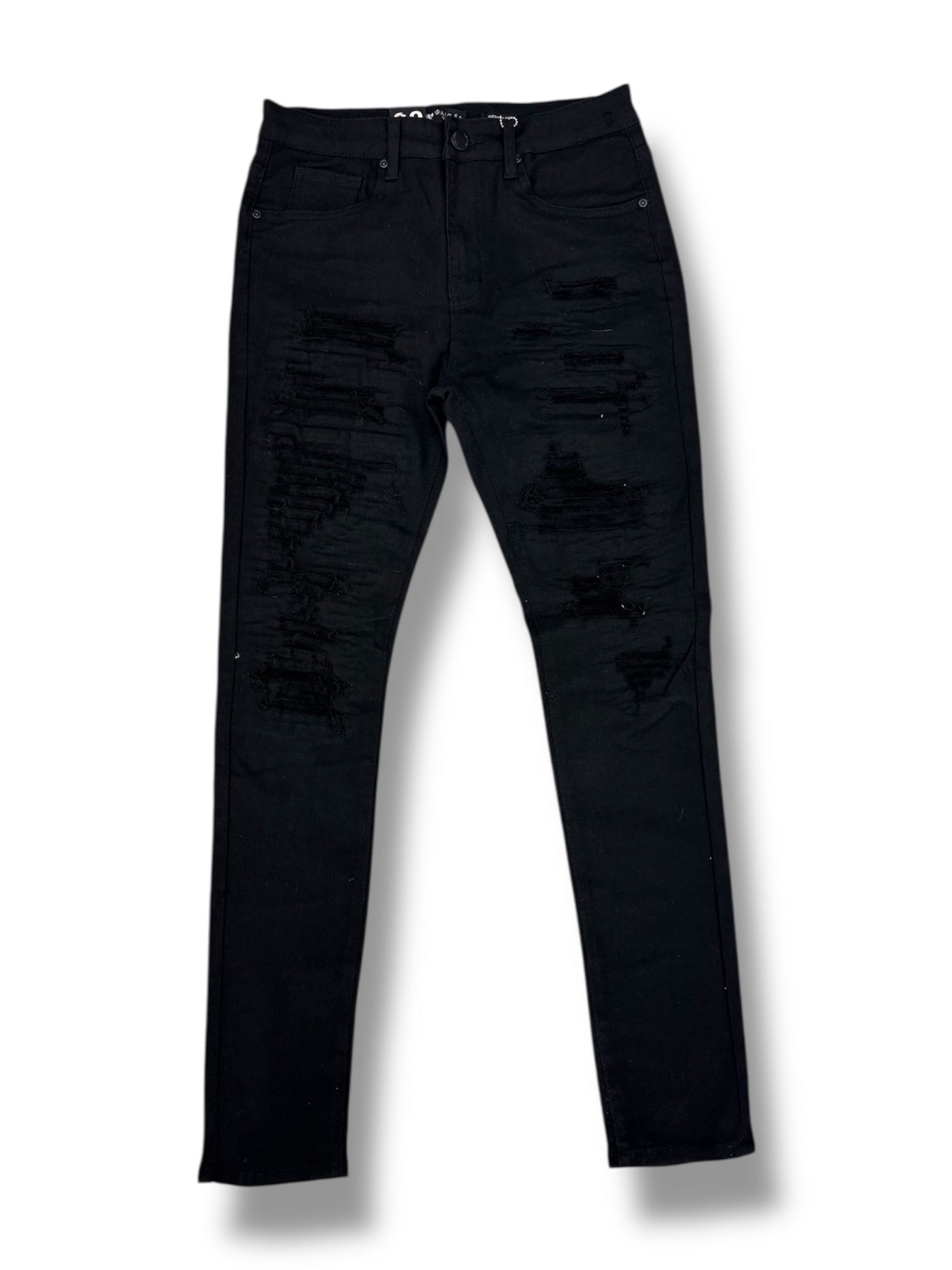 Waimea 97T Men's Skinny Jeans- Jet Black