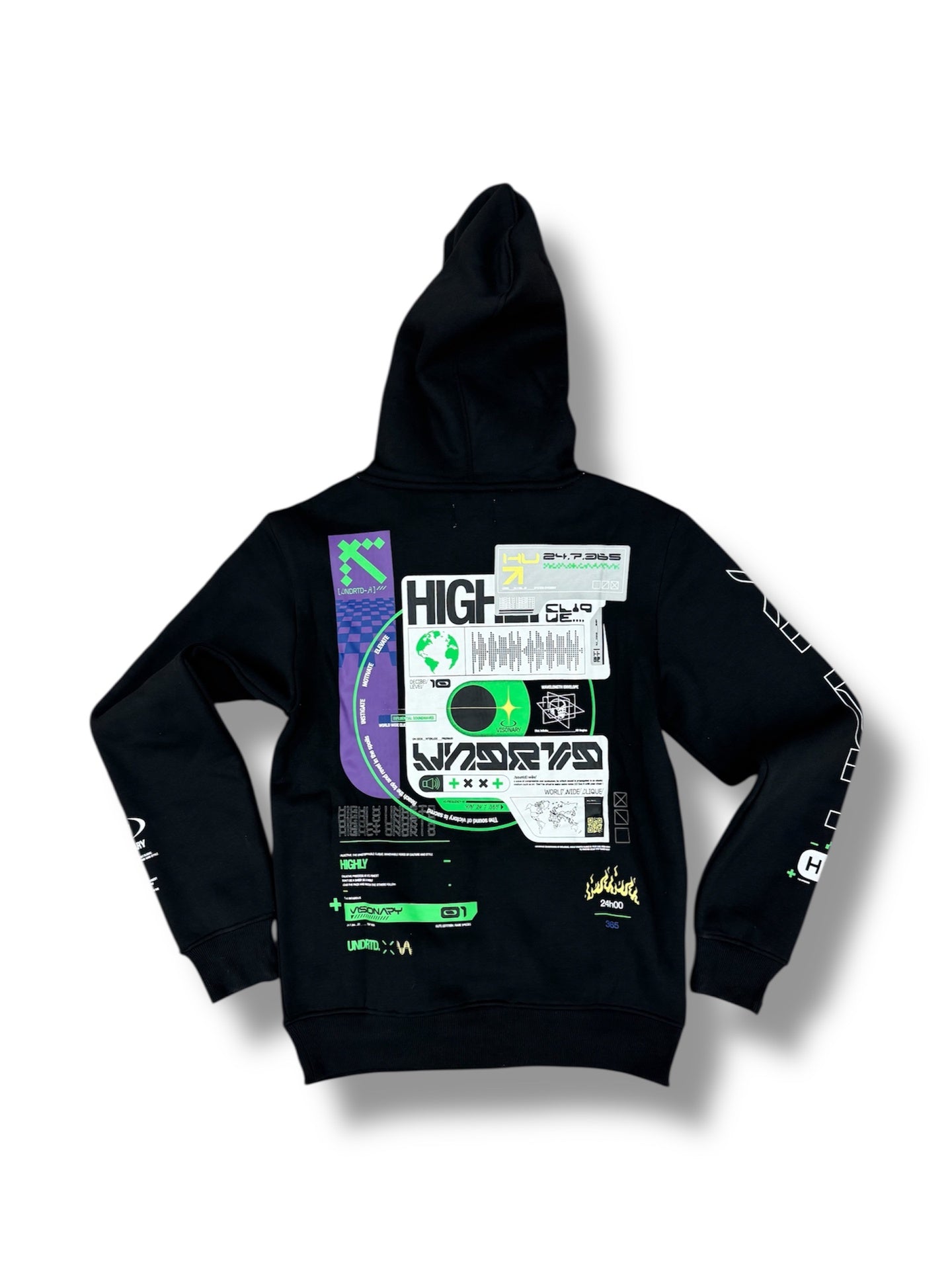 Undrtd ‘Recording Future’ Hoodie- Black