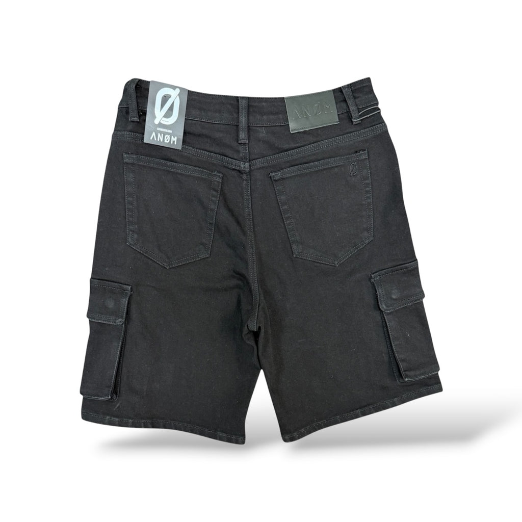 Anom 'Yazan' Cargo Shorts- Jet Black