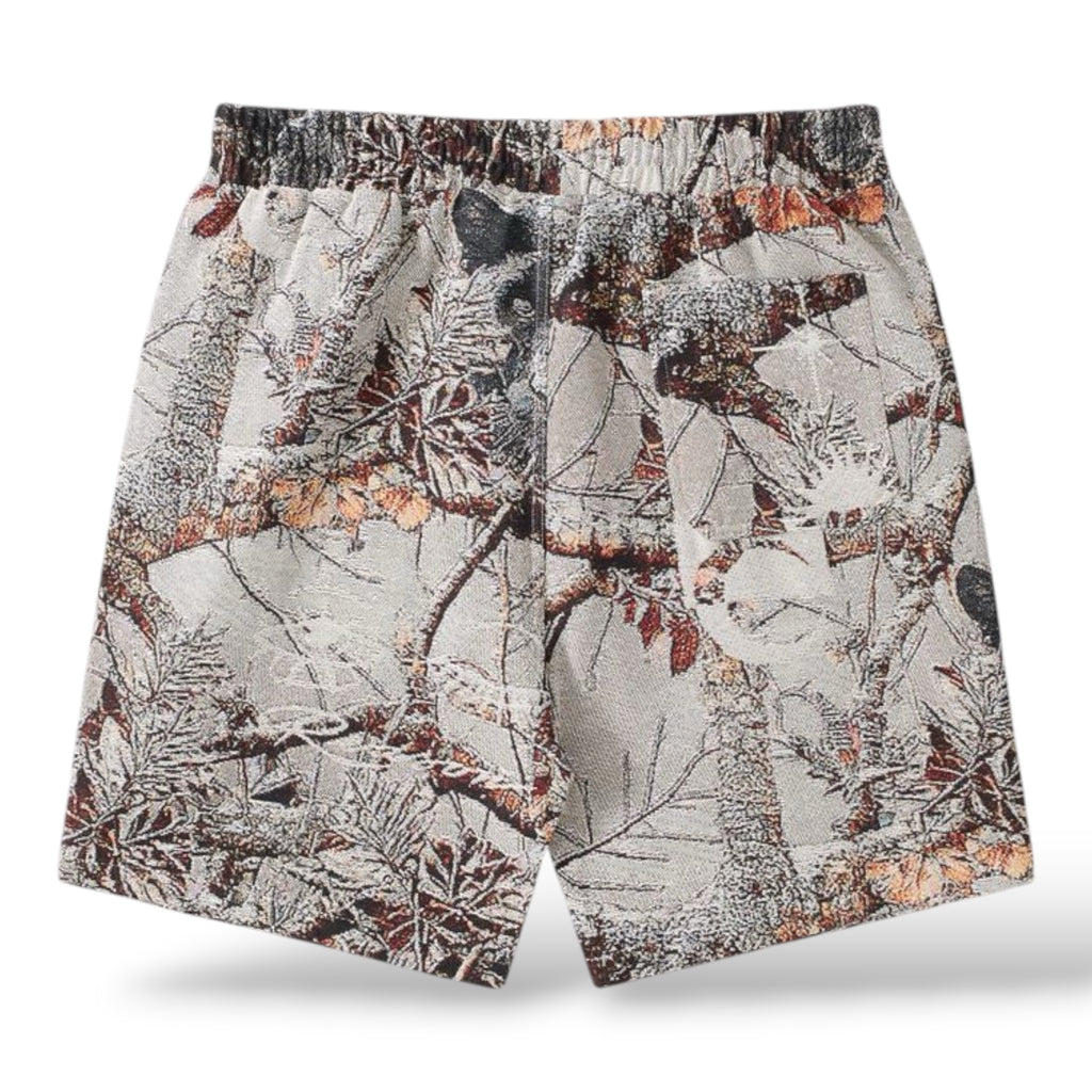 Reason 'Tapestry Leisure' Shorts (620)- Cream