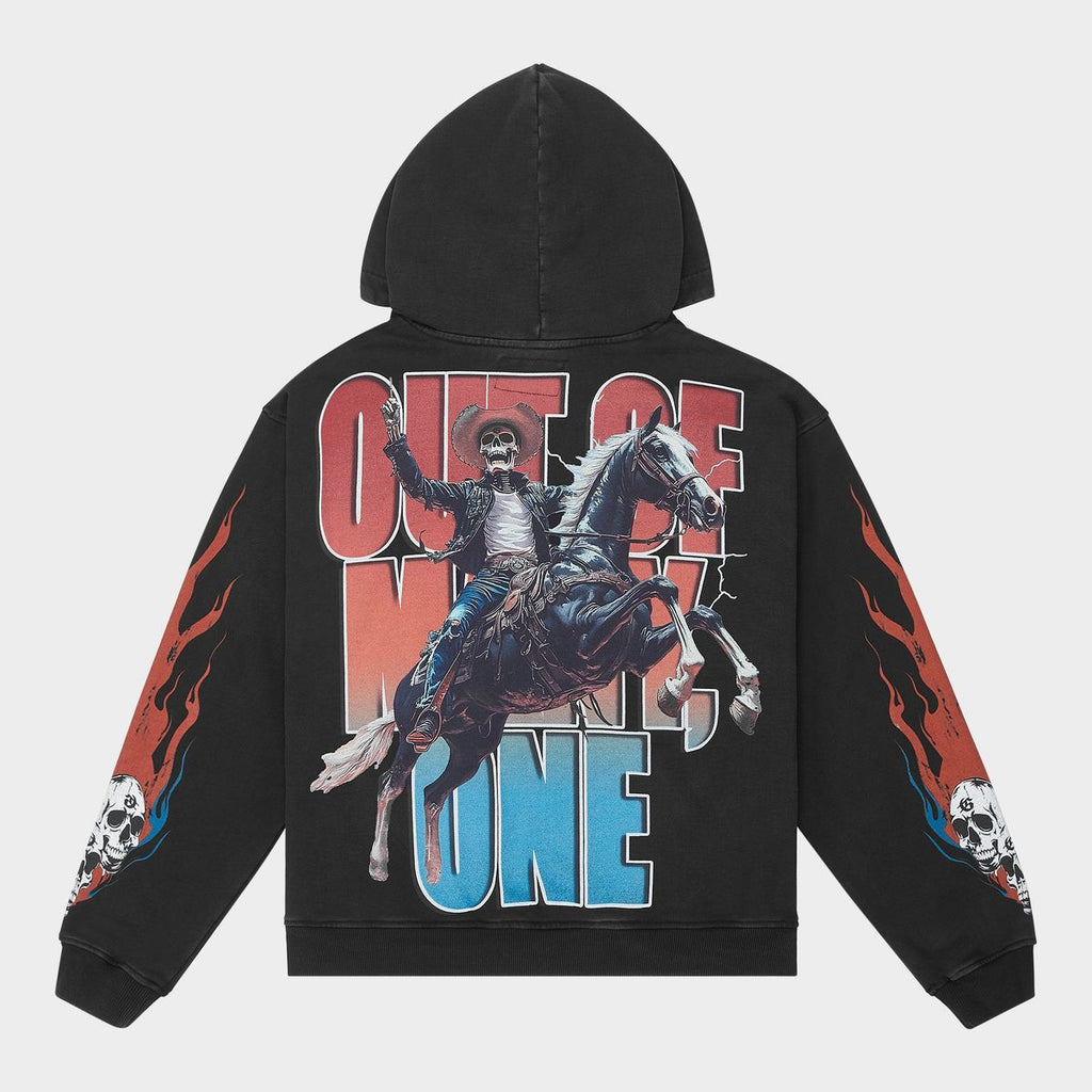 Godspeed Best Western Hoodie- Black Wash
