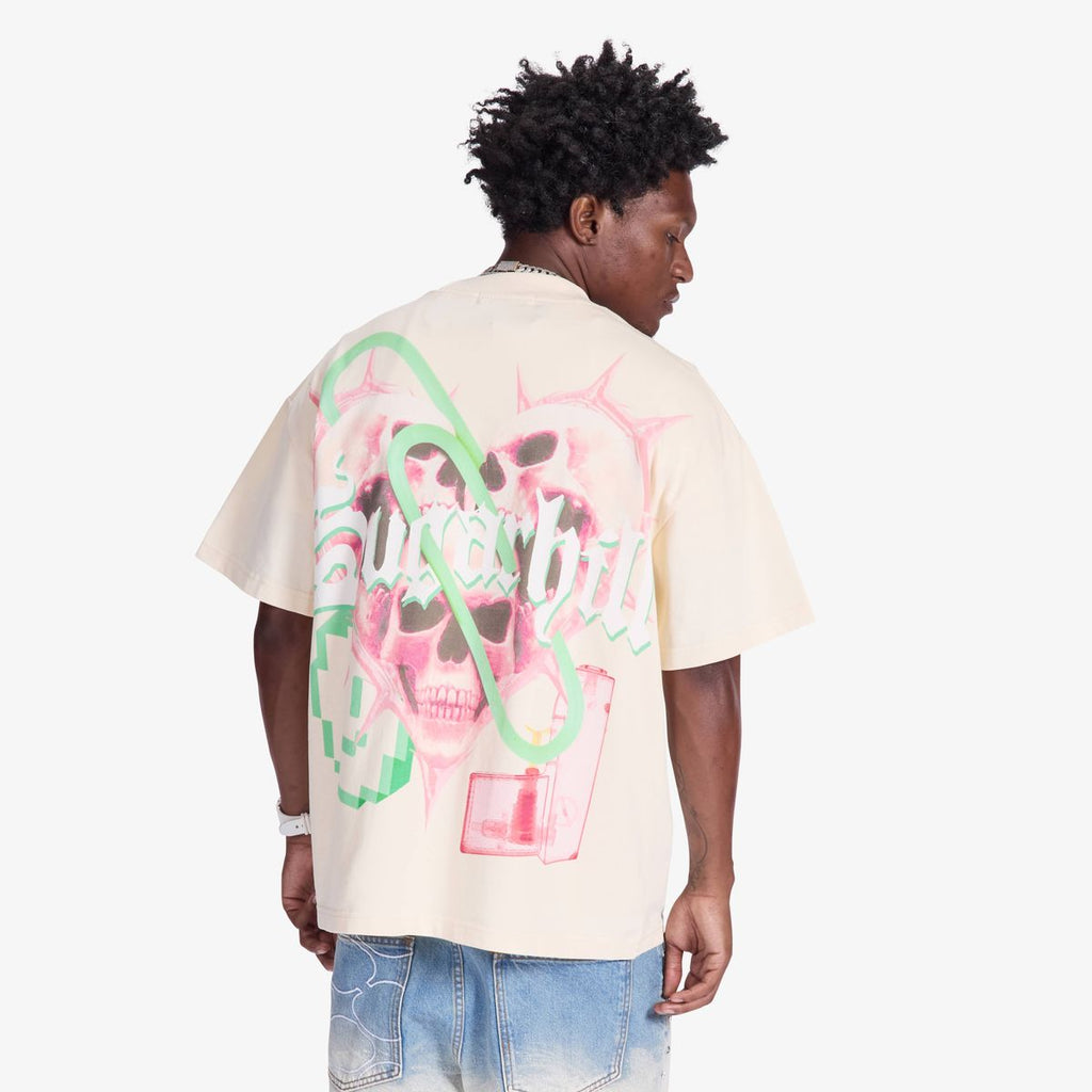 SugarHill 'PaperClip' T-Shirt- Cream